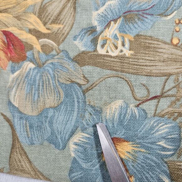 Vintage Pine Cove Midi Skirt Womens 2 Floral Cottagecore Artsy Straight Cotton - Picture 5 of 14